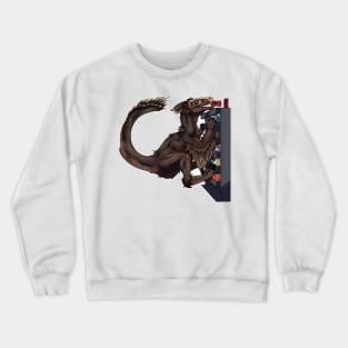 Shopping Dinosaur Crewneck Sweatshirt